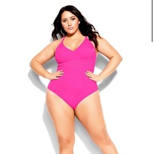 👙 City Chic Lucia 1 Piece Swimsuit Bathing Suit